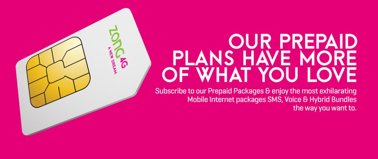 zong monthly package